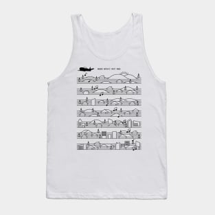 Make Music Not War Tank Top